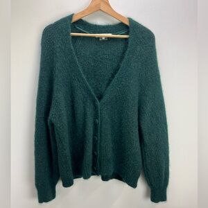 Gerard Darel Mohair Cardigan Sweater Made In Italy Oversized Womens 1 Small